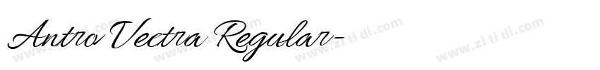 Antro Vectra Regular字体转换 Antro Vectra Regular字体转换